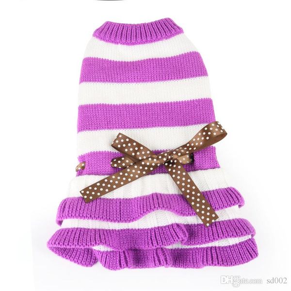 stripe leopard print pet dog clothes knitting bow skirt dress spring and autumn lovely dogs decoration supplies 16dg uu
stripe leopard print pet dog clothes knitting bow skirt dress spring and autumn lovely dogs decoration supplies 16dg uu