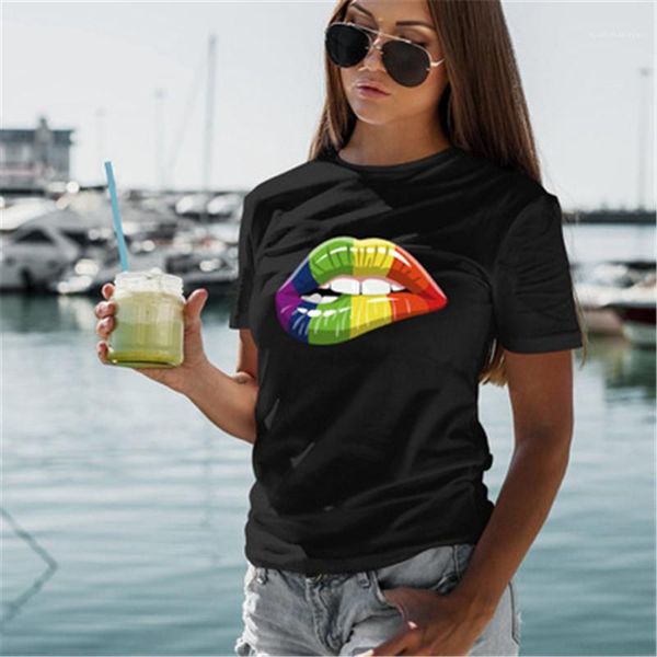 tshirts summer lip printed cool street hiphop female tees short sleeved vestidoes women white designer
tshirts summer lip printed cool street hiphop female tees short sleeved vestidoes women white designer