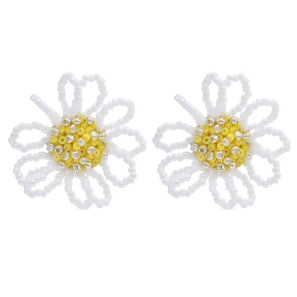 cute handmade with resin beaded little daisy-shaped stud earrings for women and girls summer holiday jewelry
cute handmade with resin beaded little daisy-shaped stud earrings for women and girls summer holiday jewelry