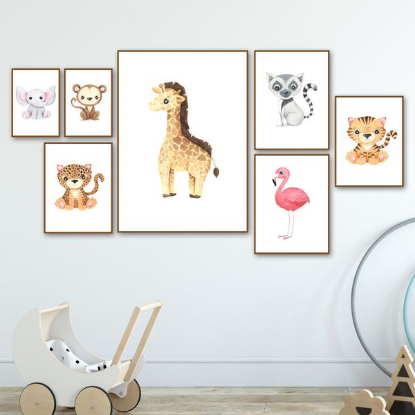 жираф слон леопард тигр обезьян питомник wall art canvas картина плакаты и печать wall pictures детские детская комната art decor
жираф слон леопард тигр обезьян питомник wall art canvas картина плакаты и печать wall pictures детские детская комната art decor