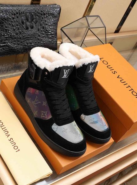 men's and women's winter up plush warm lovers casual shoes comfortable lace up flats tide, Black
men's and women's winter up plush warm lovers casual shoes comfortable lace up flats tide, Black