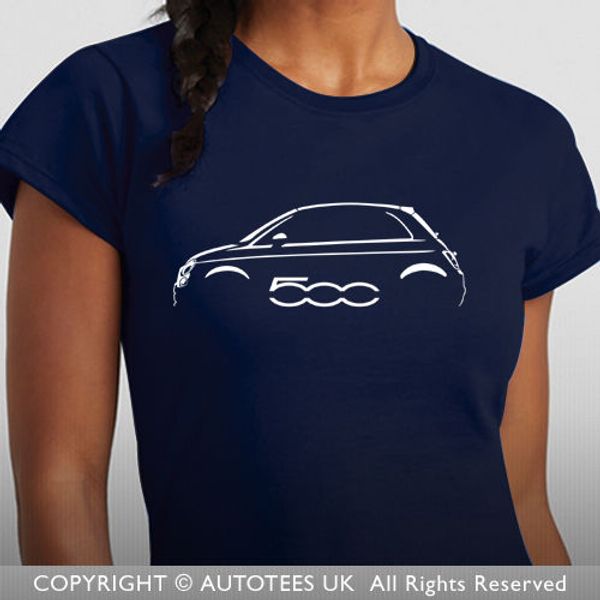2020 100% cotton italy 500 inspired softstyle classic car t-shirt tee shirt
