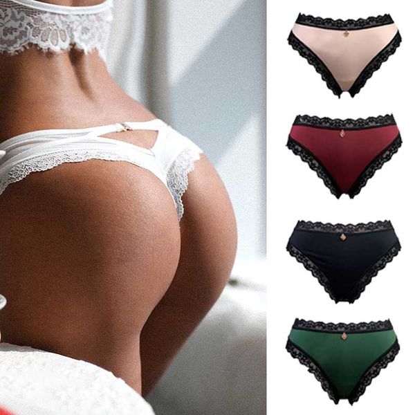 women's panties underwear lace hollow out cross bandage seamless underpant low waist lingerie seduction thong, Black;pink
women's panties underwear lace hollow out cross bandage seamless underpant low waist lingerie seduction thong, Black;pink