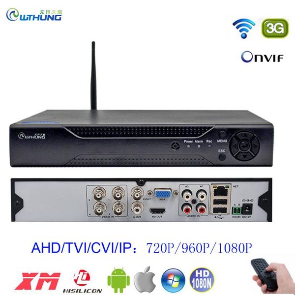 1080n 4 channel h.264 dvr wifi 4ch 5 in 1 dvr recorder xmeye security p2p cloud onvif hdmi vga for 1080p 720p ahd tvi ip camera, Black;white
1080n 4 channel h.264 dvr wifi 4ch 5 in 1 dvr recorder xmeye security p2p cloud onvif hdmi vga for 1080p 720p ahd tvi ip camera, Black;white
