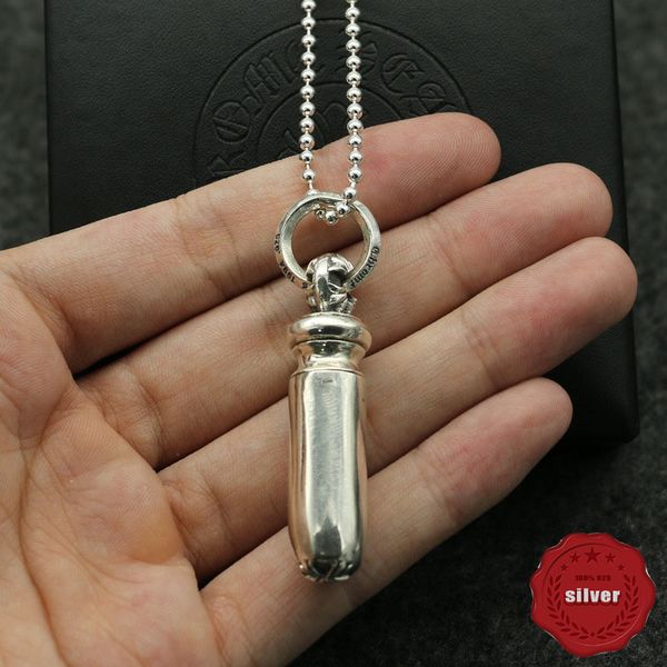 brand s925 sterling silver pendant, stylish and simple cylindrical shape, punk street dance jewelry shape, a gift for your lover
brand s925 sterling silver pendant, stylish and simple cylindrical shape, punk street dance jewelry shape, a gift for your lover