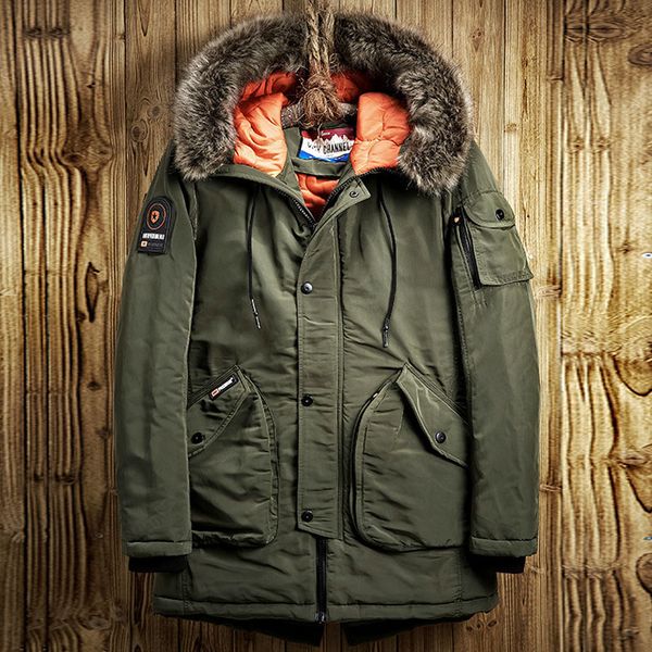 winter jacket men long design warm thicken coats male fashion fur collar hooded parkas men's windbreak outwear 2520, Black
winter jacket men long design warm thicken coats male fashion fur collar hooded parkas men's windbreak outwear 2520, Black