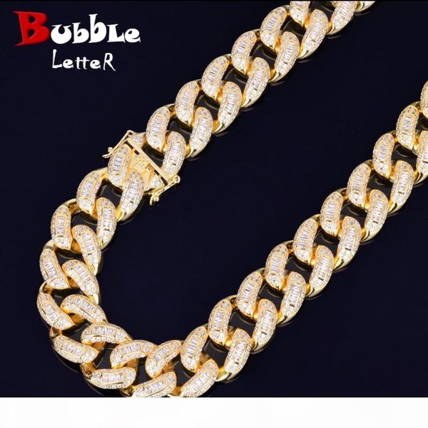 22мм багет циркон майами кубинский link ожерелье choker iced из мужчин хип-хоп street rock jewelry gold silver chain 16" 18
22мм багет циркон майами кубинский link ожерелье choker iced из мужчин хип-хоп street rock jewelry gold silver chain 16" 18