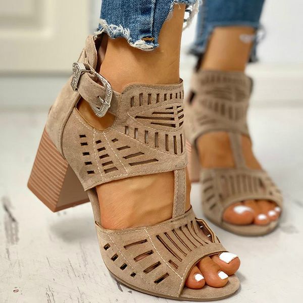 summer women gladiator sandals 2020 designer peep toe hollow out square high heels platform ankle buckle party ladies shoes, Black
summer women gladiator sandals 2020 designer peep toe hollow out square high heels platform ankle buckle party ladies shoes, Black