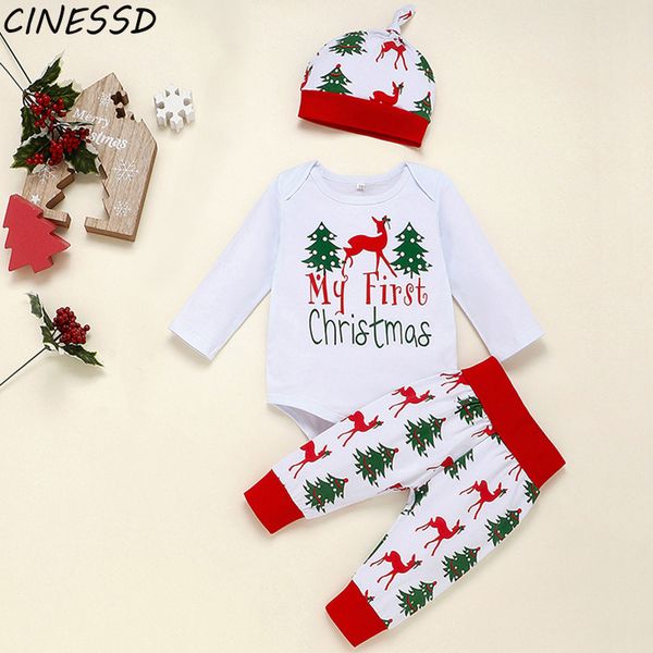 baby girl boy для одежды с длинным рукавом romper топ + брюки + hat 3шт рождественский дизайн младенческая одежда для младенцев одежда смазл, White
baby girl boy для одежды с длинным рукавом romper топ + брюки + hat 3шт рождественский дизайн младенческая одежда для младенцев одежда смазл, White