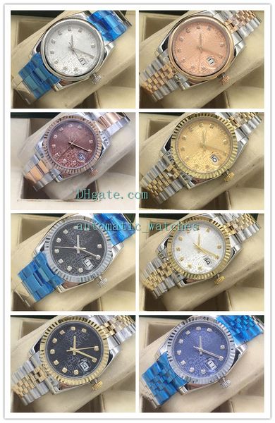 watch 36mm mechanical asia 2813 automatic diamond dial jubilee bracelet stainless steel bracelet men watches, Slivery;brown
watch 36mm mechanical asia 2813 automatic diamond dial jubilee bracelet stainless steel bracelet men watches, Slivery;brown