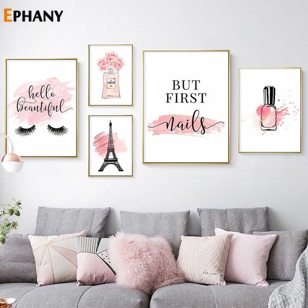 paintings pink flower perfume nail polish fashion poster eyelash makeup print canvas art painting wall picture modern girl room decor
paintings pink flower perfume nail polish fashion poster eyelash makeup print canvas art painting wall picture modern girl room decor