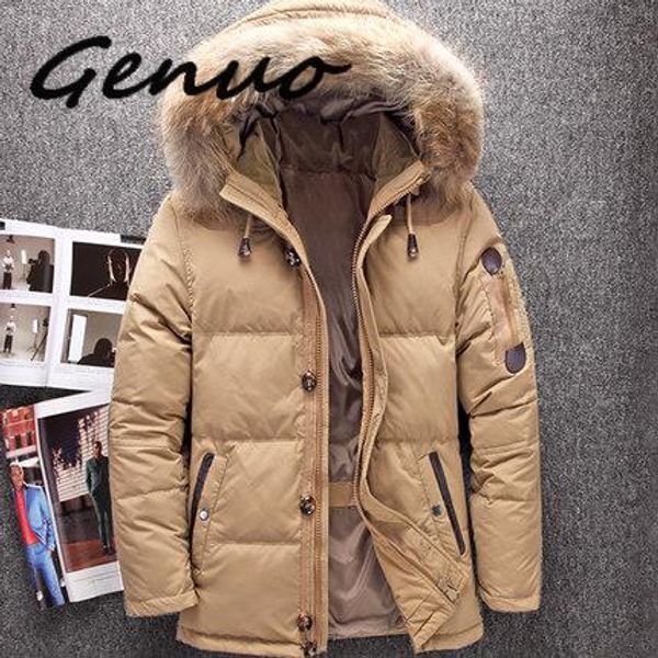 genuo new 2020 winter big genuine fur hood duck jackets men warm coats male casual winter outerwer parka, Black
genuo new 2020 winter big genuine fur hood duck jackets men warm coats male casual winter outerwer parka, Black