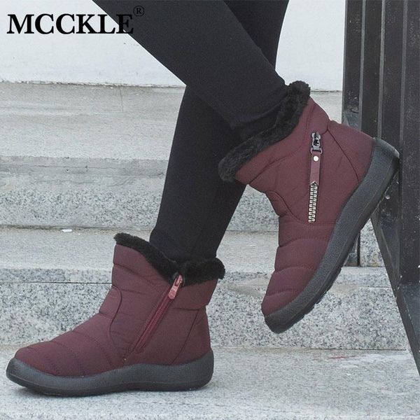 mcckle winter shoes women snow boots 2020 zipper ladies warm faux fur ankle boots woman plush female fashion comfort flat shoes, Black
mcckle winter shoes women snow boots 2020 zipper ladies warm faux fur ankle boots woman plush female fashion comfort flat shoes, Black
