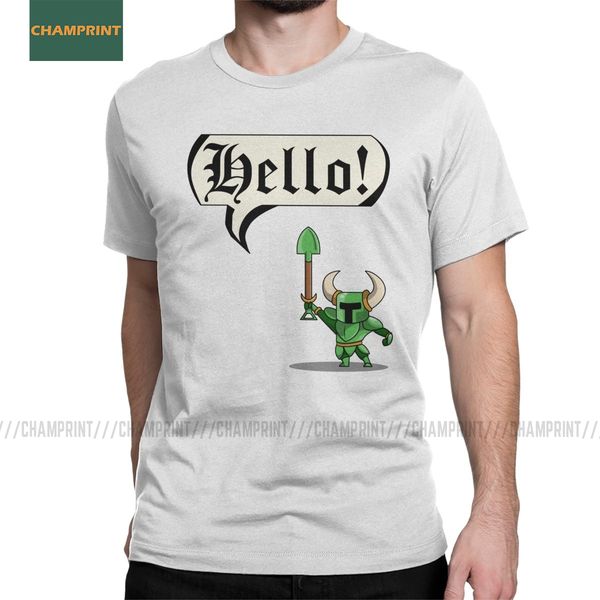 hello shovel knight t-shirt men game yacht club plague indie shield grumps casual 100% cotton tees short sleeve t shirt graphic
hello shovel knight t-shirt men game yacht club plague indie shield grumps casual 100% cotton tees short sleeve t shirt graphic