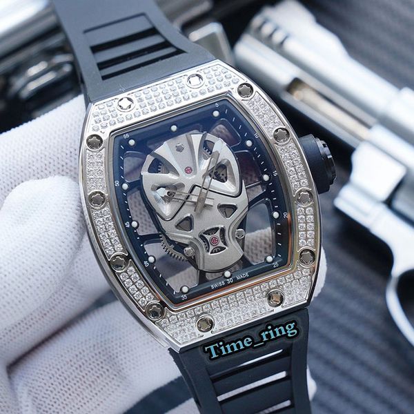 edition rm52-06 skeleton dial silver diamond case japan miyota automatic movement rm52-06 mens watch black rubber strap sport watches, Slivery;brown
edition rm52-06 skeleton dial silver diamond case japan miyota automatic movement rm52-06 mens watch black rubber strap sport watches, Slivery;brown