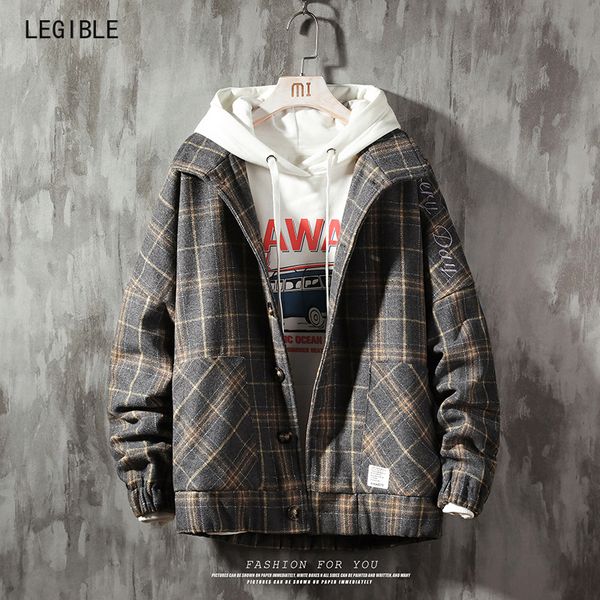 2020 new spring autumn jacket men fashion casual loose mens jackets and coats men hip hop streetwear plaid jackets, Black;brown
2020 new spring autumn jacket men fashion casual loose mens jackets and coats men hip hop streetwear plaid jackets, Black;brown