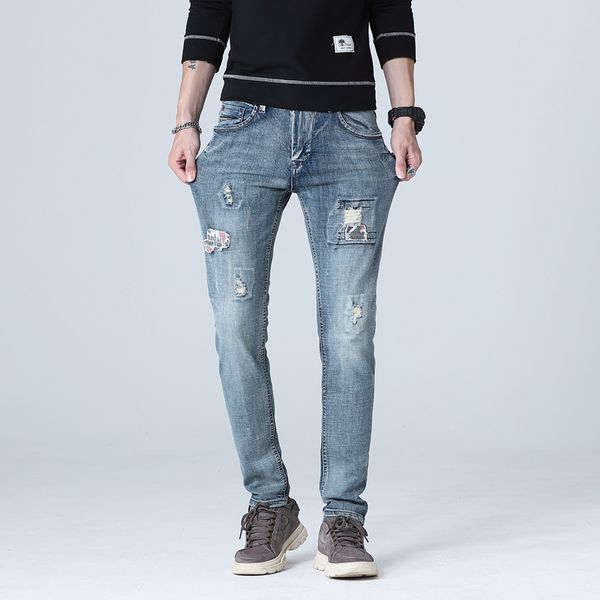men's jeans 2021 casual men slim cotton pants mens denim trousers zipper light blue pencil for 28-38,m009
men's jeans 2021 casual men slim cotton pants mens denim trousers zipper light blue pencil for 28-38,m009
