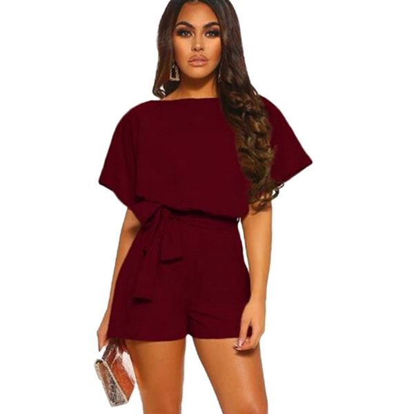 women jumpsuit summer rompers short sleeve strappy onesies casual short jumpsuit wine red xl, Black;white
women jumpsuit summer rompers short sleeve strappy onesies casual short jumpsuit wine red xl, Black;white