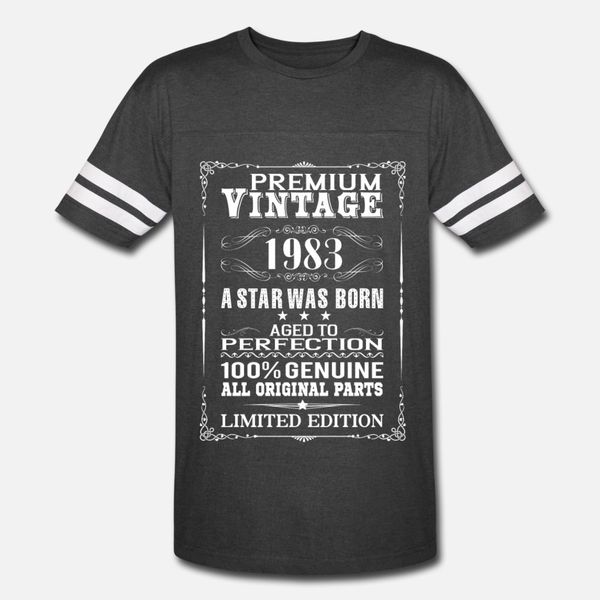 premium vintage 1983 t shirt men create cotton s-xxxl pattern sunlight breathable summer style original shirt, White;black
premium vintage 1983 t shirt men create cotton s-xxxl pattern sunlight breathable summer style original shirt, White;black