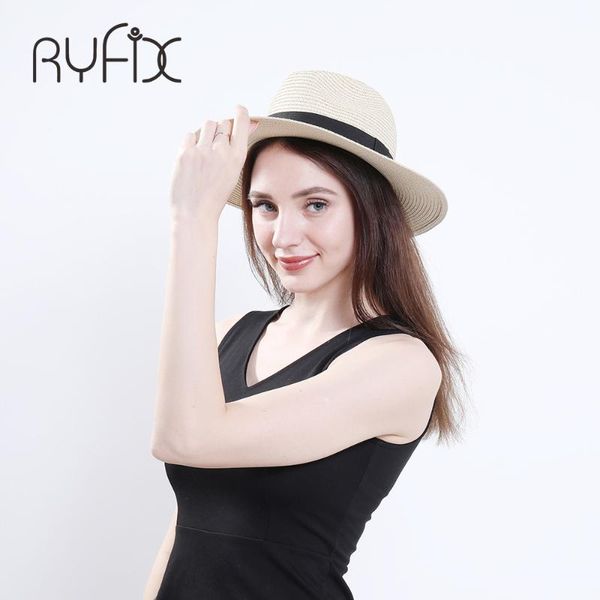 wide brim hats ladies jazz straw hat outdoor sun summer personalized bonnet ha03, Blue;gray
wide brim hats ladies jazz straw hat outdoor sun summer personalized bonnet ha03, Blue;gray