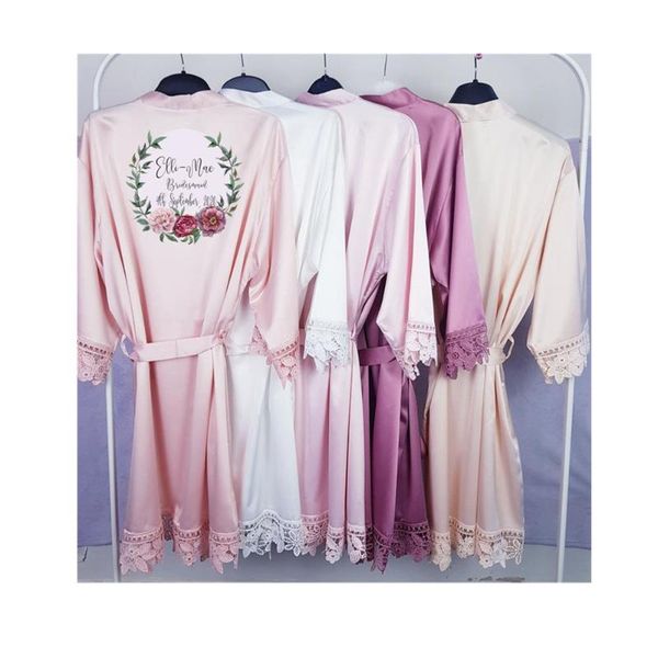 party favor custom bridesmaid initial robe wedding lace satin floral wreath dressing gown bridal gift personalized hen night silk
party favor custom bridesmaid initial robe wedding lace satin floral wreath dressing gown bridal gift personalized hen night silk