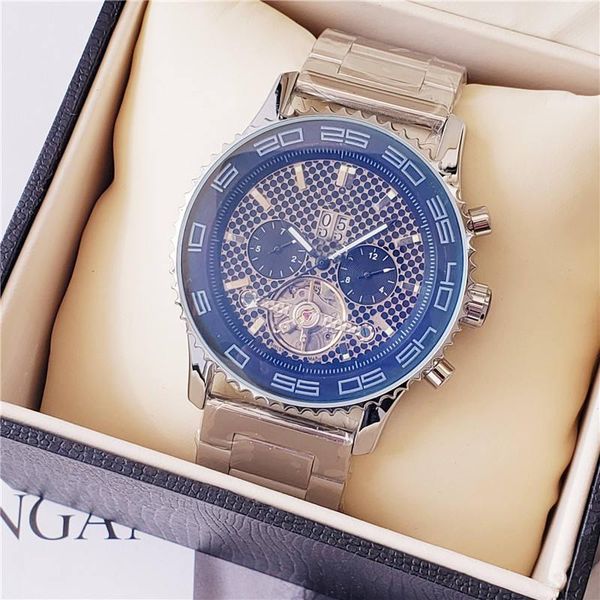 big size casual fashion mens luxury gold blue case date watch automatic stainless steel white blue dial designer watches multi-pointer free
big size casual fashion mens luxury gold blue case date watch automatic stainless steel white blue dial designer watches multi-pointer free