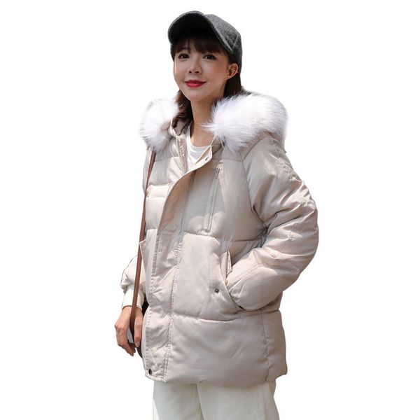 2020 new winter down cotton-padded jacket korean style short loose thicken warm coat women hooded black white casual outwear
2020 new winter down cotton-padded jacket korean style short loose thicken warm coat women hooded black white casual outwear