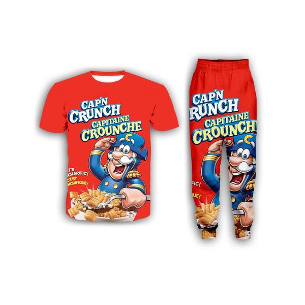 new fashion women/mens food crunch berries funny 3d print t-shirt + jogger pants casusal tracksuit sets zs15, Gray
new fashion women/mens food crunch berries funny 3d print t-shirt + jogger pants casusal tracksuit sets zs15, Gray