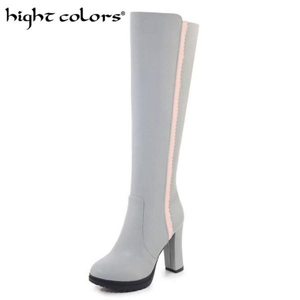 2020 fashion high heels women knee high boots pu leather office ladies dress shoes spring autumn boots woman big size 34-43, Black
2020 fashion high heels women knee high boots pu leather office ladies dress shoes spring autumn boots woman big size 34-43, Black