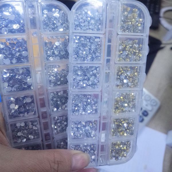 12 grids rhinestones 3d nail art - 2mm 3mm 4mm 5mm 6mm - flat back nail art ,crystal flat back rhinestones,crystals beads, Silver;gold
12 grids rhinestones 3d nail art - 2mm 3mm 4mm 5mm 6mm - flat back nail art ,crystal flat back rhinestones,crystals beads, Silver;gold