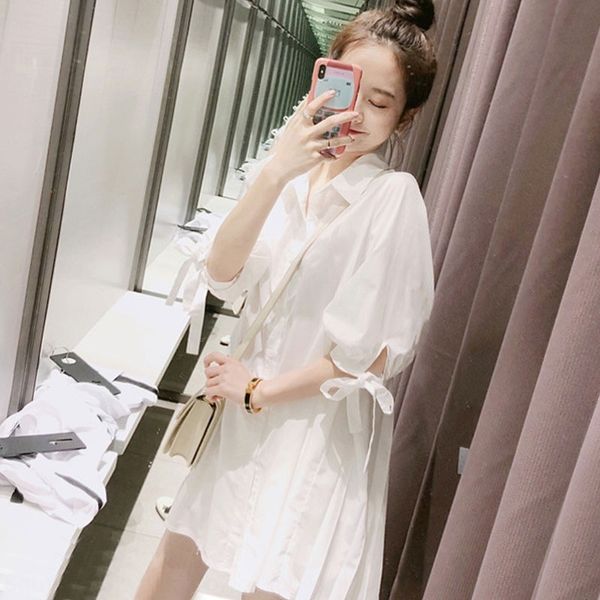 chiffon women's summer white dress dressshirt dress dressdoll skirt loose short little pleated shirt skirt design sense rpkei, Black;gray
chiffon women's summer white dress dressshirt dress dressdoll skirt loose short little pleated shirt skirt design sense rpkei, Black;gray