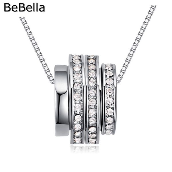 bebella fashion round circel beads pendant necklace made with czech crystal for women bridesmaid wedding jewelry, Silver
bebella fashion round circel beads pendant necklace made with czech crystal for women bridesmaid wedding jewelry, Silver