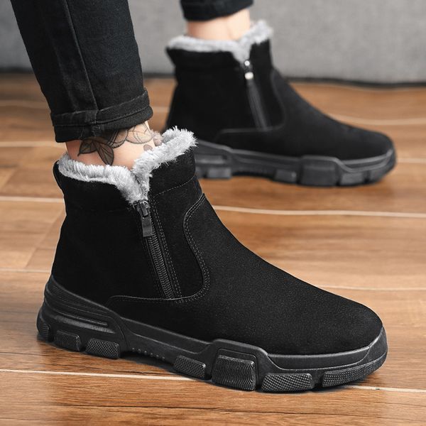 velvet warm snow boots retro hight-martin short boots versatile england mid-cotton-padded sh lady shoes -40, Black
velvet warm snow boots retro hight-martin short boots versatile england mid-cotton-padded sh lady shoes -40, Black