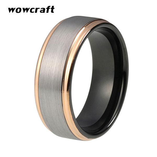 gold black tungsten carbide ring for men 8mm anniversary wedding bands matte brushed finish stepped edges comfort fit, Golden;silver
gold black tungsten carbide ring for men 8mm anniversary wedding bands matte brushed finish stepped edges comfort fit, Golden;silver