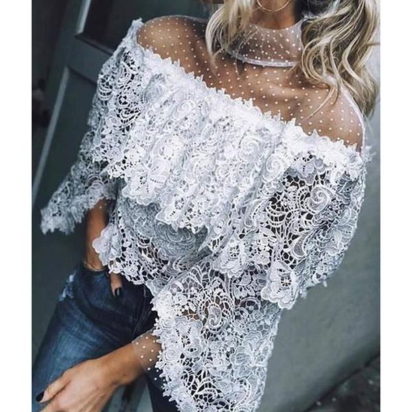 women's shirts for spring female stand collar three quarter sleeve oversize fashion female elegant autumn blouse, White
women's shirts for spring female stand collar three quarter sleeve oversize fashion female elegant autumn blouse, White