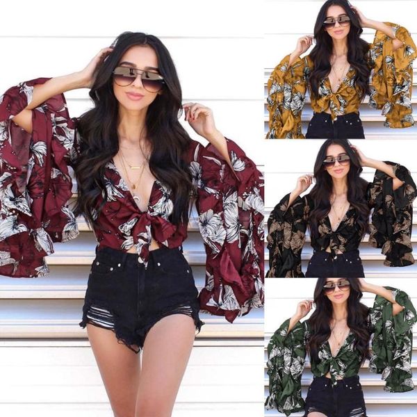 trumpet sleeve round neck bell sleeve casual shirt autumn long shirt women cute blouse ruffled irregular belly button, White
trumpet sleeve round neck bell sleeve casual shirt autumn long shirt women cute blouse ruffled irregular belly button, White