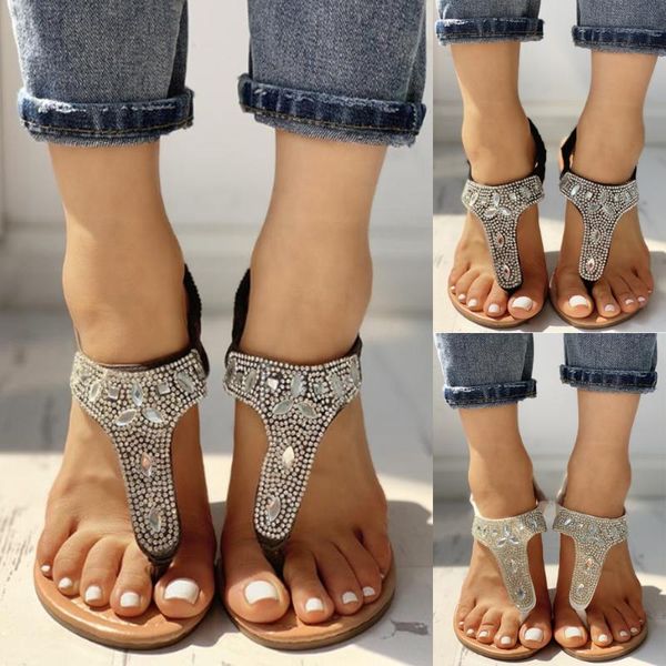 flip flop sandals women summer solid studded t-strap casual flat sandals bead decoration flat bottom summer beach shoes d30, Black
flip flop sandals women summer solid studded t-strap casual flat sandals bead decoration flat bottom summer beach shoes d30, Black