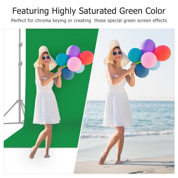 professional green screen backdrop studio pgraphy background washable durable polyester-cotton fabric p background