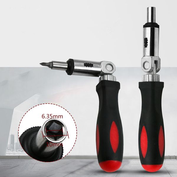 1/4 inch rotatable hexagonal screwdriver ratchet screwdriver tpr dull polished handle hand tool magnetic ratchet 6.35mm
1/4 inch rotatable hexagonal screwdriver ratchet screwdriver tpr dull polished handle hand tool magnetic ratchet 6.35mm