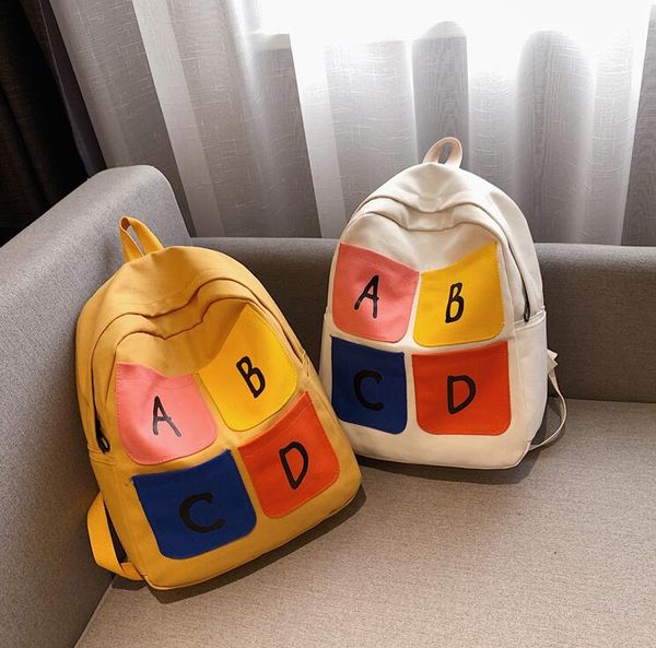 schoolbag large capacity student backpack women canvas travel backpacks girl shoulder bag
schoolbag large capacity student backpack women canvas travel backpacks girl shoulder bag