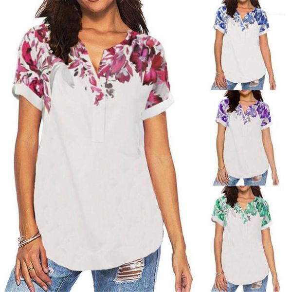 plus size ladies tees v neck women tshirts designer short sleeve printed summer woman fashion, White
plus size ladies tees v neck women tshirts designer short sleeve printed summer woman fashion, White