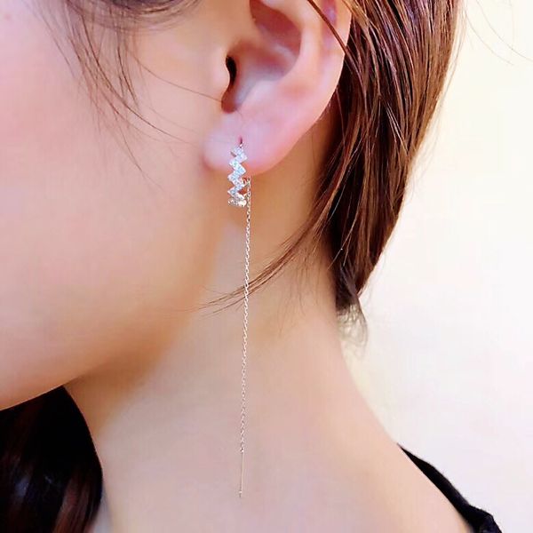 fashion jewelry long tassel waves earring sparkling cz zircon meteor crystal diamond earring for women pure 925 sterling silver jewelry
fashion jewelry long tassel waves earring sparkling cz zircon meteor crystal diamond earring for women pure 925 sterling silver jewelry