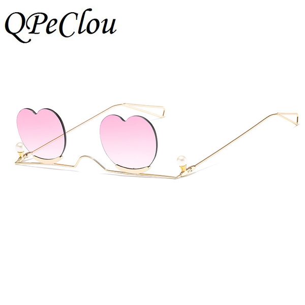 qpeclou 2020 new rimless romantic heart sunglasses women fashion luxury pearl sun glasses female vintage frameless shades oculos, White;black
qpeclou 2020 new rimless romantic heart sunglasses women fashion luxury pearl sun glasses female vintage frameless shades oculos, White;black