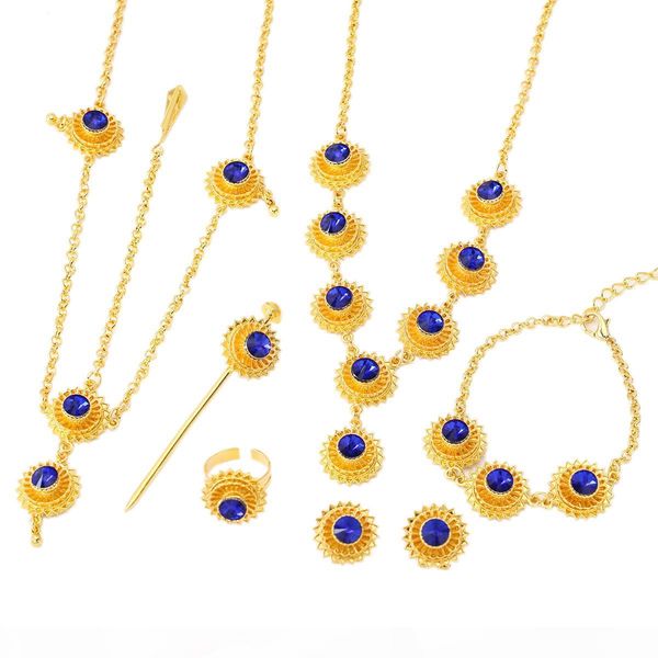 ethiopian african wedding new necklace earrings ring bracelet hairpin hair chain accessory jewelry sets, Black
ethiopian african wedding new necklace earrings ring bracelet hairpin hair chain accessory jewelry sets, Black