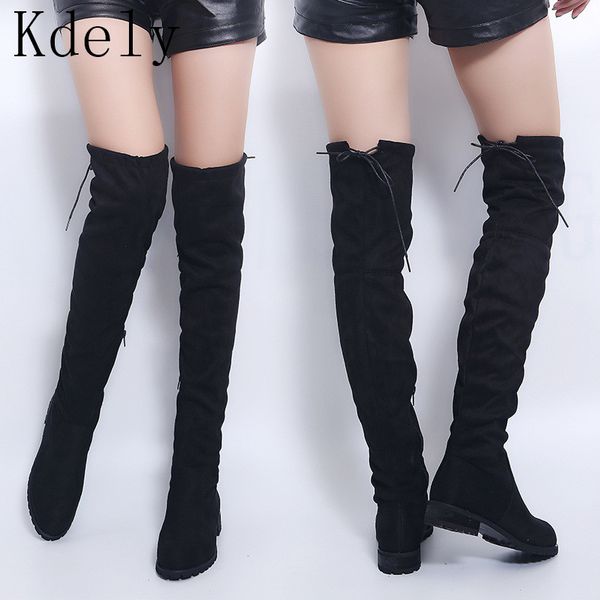 over-the-knee boots women boots female winter shoes women suede long ladies thigh high bota botas mujer, Black
over-the-knee boots women boots female winter shoes women suede long ladies thigh high bota botas mujer, Black