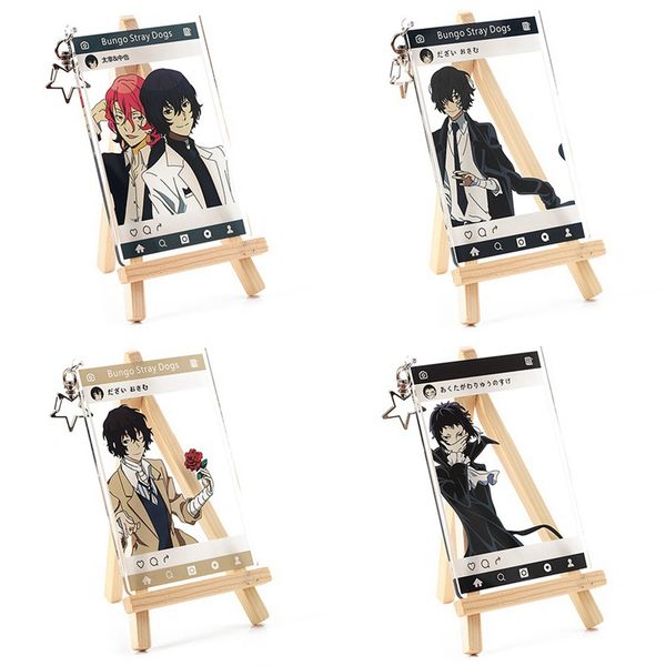 2020 bungo stray dogs keychain double sided key chain acrylic pendant anime accessories cartoon key ring, Silver
2020 bungo stray dogs keychain double sided key chain acrylic pendant anime accessories cartoon key ring, Silver