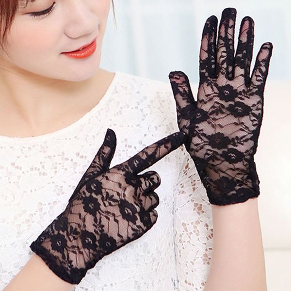 five fingers gloves summer sunscreen lace short ladies breathable sunshade elegant driving electric car riding b66, Blue;gray
five fingers gloves summer sunscreen lace short ladies breathable sunshade elegant driving electric car riding b66, Blue;gray