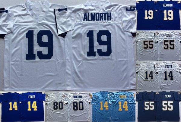 Ncaa vintage 19 LANCE ALWORTH 55 Junior Seau 14 Dan Fouts Kellem Winslow retro Football Stitched mens Jerseys
Ncaa vintage 19 LANCE ALWORTH 55 Junior Seau 14 Dan Fouts Kellem Winslow retro Football Stitched mens Jerseys