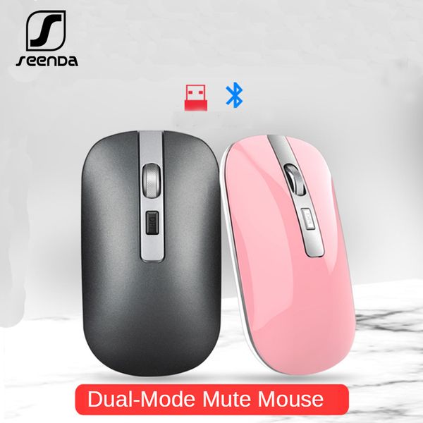 seenda bluetooth mouse 5.1 + 2.4g mouse silent charging 1600 dpi ultra thin ergonomic portable optical mice for pc
seenda bluetooth mouse 5.1 + 2.4g mouse silent charging 1600 dpi ultra thin ergonomic portable optical mice for pc