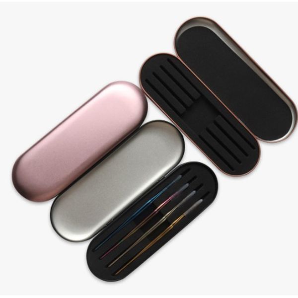 yiowio nice tinplate double layers sponge eyelashes lash tweezers clips protection storage case box 4 pcs tweezers capacity
yiowio nice tinplate double layers sponge eyelashes lash tweezers clips protection storage case box 4 pcs tweezers capacity